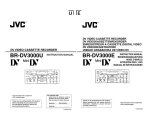 JVC BR-DV3000U MP3 Player User Manual