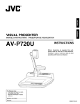 JVC AV-P720U Projector User Manual