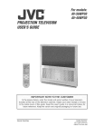 JVC AVO56WF30 Projection Television User Manual