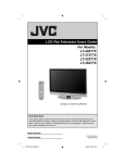 JVC 0505TNH-II-IM Flat Panel Television User Manual