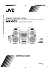 JVC 0405MWMMDWBET Stereo System User Manual