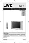 JVC 0104KGI-II-IM CRT Television User Manual