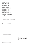 John Lewis JLCH300 Freezer User Manual