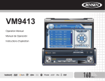 Jensen VM9413 Car Video System User Manual