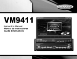Jensen VM9411 Car Video System User Manual