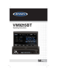 Jensen VM9215BT Car Stereo System User Manual