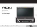 Jensen VM9213 Car Video System User Manual