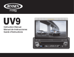 Jensen UV9 Car Video System User Manual