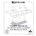 Jenn-Air JA460 Gas Grill User Manual