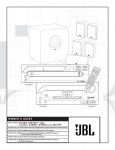 JBL DCR600II Stereo System User Manual