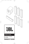 JBL CVCEN50 Home Theater System User Manual
