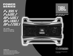 JBL ATX30 Home Theater System User Manual