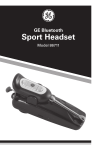 Jasco 86711 Headphones User Manual