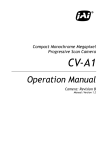 JAI CV-A1 Security Camera User Manual