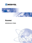 Inter-Tel Axxess Telephone User Manual