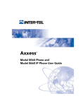 Inter-Tel 8560 IP Phone User Manual