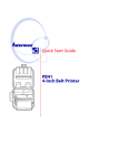 Intermec PB41 All in One Printer User Manual