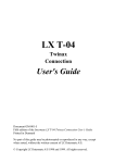 Intermate LX T-04 Network Card User Manual