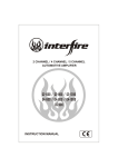 Interfire Audio G2-1200 Car Amplifier User Manual
