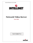Intellinet Network Solutions 550000 Security Camera User Manual