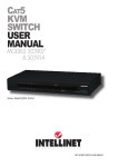Intellinet Network Solutions 503914 Switch User Manual
