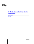 Intel IP Media Server Home Theater Server User Manual