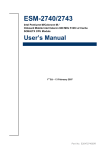 Intel ESM-2740 Personal Computer User Manual