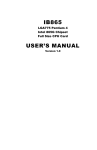 Intel 865G Computer Hardware User Manual