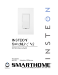 INSTEON 2476D Switch User Manual