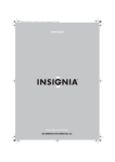 Insignia NS-WBRDVD2 Blu-ray Player User Manual