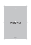 Insignia NS-R2001 Stereo Receiver User Manual