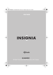 Insignia NS-BHDIP01 MP3 Player User Manual