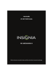 Insignia NS-28ED200NA14 TV DVD Combo User Manual