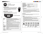 Init NT-PS12DC09 Paper Shredder User Manual