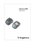 Ingenico 6500 Credit Card Machine User Manual