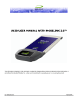 InFocus U630 Network Card User Manual