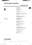 Indesit WIXXL 106 Washer User Manual