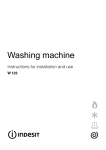 Indesit W 123 S Washer User Manual