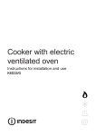 Indesit K6G32/G Oven User Manual