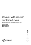 Indesit K 645R V.C/G Oven User Manual