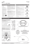 iLive ICP122W Clock Radio User Manual