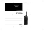 Icom iF22SR Two-Way Radio User Manual