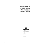 Hustler Turf 50 Lawn Mower User Manual