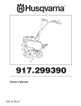 Husqvarna 917.29939 Tiller User Manual