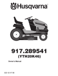 Husqvarna 917.289541 Lawn Mower User Manual