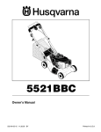Husqvarna 5521BBC Lawn Mower User Manual