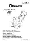 Husqvarna 357XPG E-tech Chainsaw User Manual