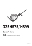 Husqvarna 323P4, 325P4, 325P5 Chainsaw User Manual