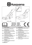 Husqvarna 320 Lawn Mower User Manual