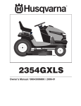 Husqvarna 2354GXLS Lawn Mower User Manual